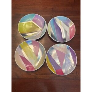 Kendra Scott Ceramic Coaster Set of 4  Iridescent Facets